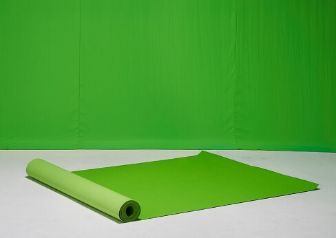 デジタルグリーン幕+床マットセット