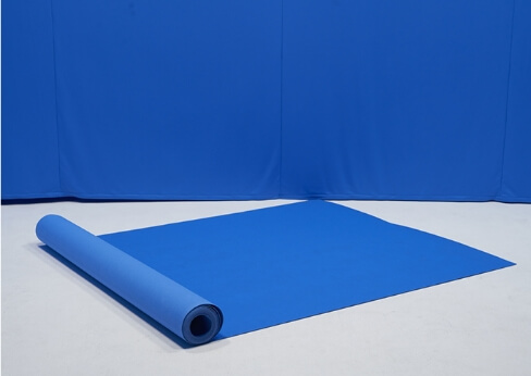 デジタルブルー幕+床マットセット